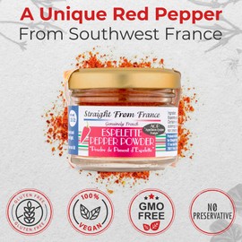 Straight From France Genuinely French, Espelette Pepper powder from France 1.06 Ounce (Pack of 1)