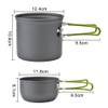 Cozyswan Picnic Pot Camping Cookware Camping Dishes Outdoor Hiking Cookware