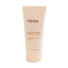 YENSA Tone Up Essential Glow Primer for Face - Brightening & Blurring Makeup Primer - Makeup Base Infused with Superfood Ingredients - Minimizes Appearance of Pores - Satin-Sheen Finish (1 Fl oz)
