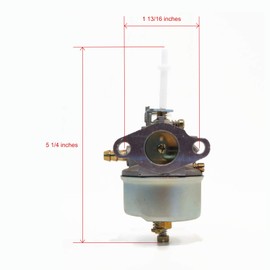 The ROP Shop | Carburetor for Yuton Carburetor for Tecumseh 632371 632371A H70 Hsk70 7Hp 371 Snowblower Thrower Carb New
