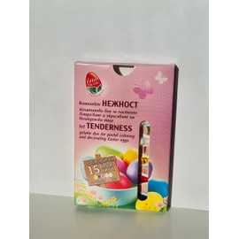 Vesache Set Tenderness 3 Colours Gelatine Dye Paint for Pastel Easter Eggs with Delicate Gentle Colours