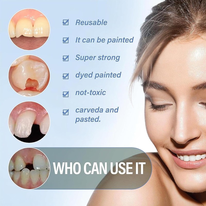 HUFLYI Zinc oxide-eugenol Cement Dental Kit affix temporary crowns or