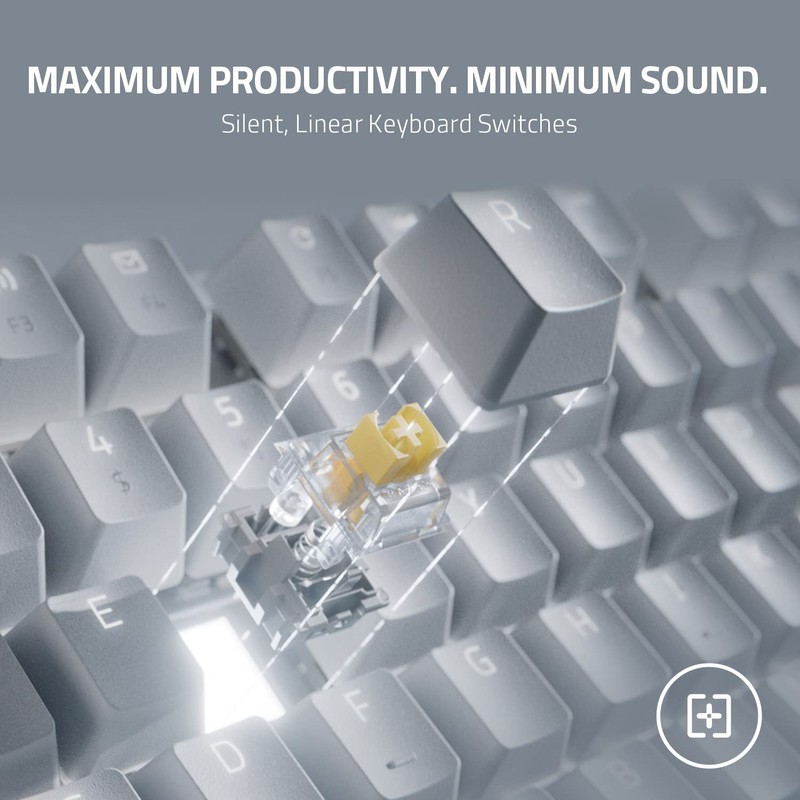 Razer Pro Type Ultra Wireless Mechanical Keyboard: Silent, Linear Switches