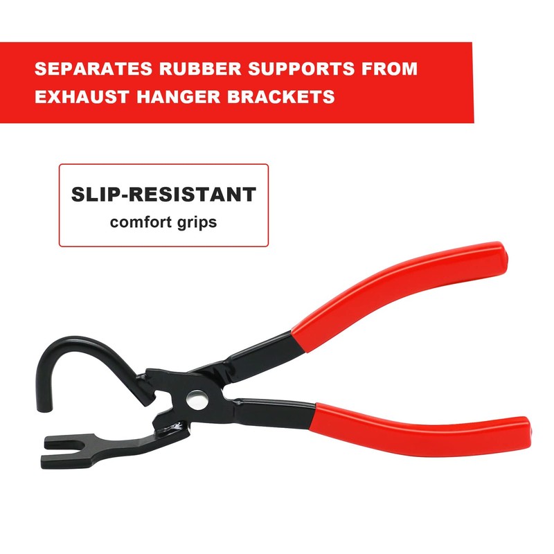 Exhaust Hanger Removal Tool Rubber Bracket and Exhaust Hanger Separation