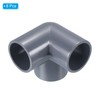 PATIKIL 1 1/4" 3 Way Elbow Pipe Fittings UPVC, 8