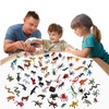 Animal Figures, 74 PCS Realistic Mini Dinosaur Insect Sea Farm