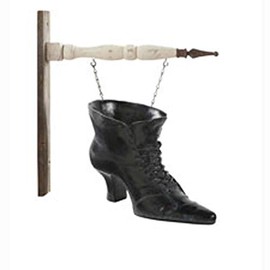 K&K Interiors Arrow Replacement Decorative Hanging Sign, Black