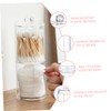 Ciieeo Bathroom Storage Organizer Cotton Pad Container Groove Portable Cotton