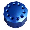 Screwdriver Storage Rack 10 Holes Aluminum Alloy Rotating Screwdriver Organizer