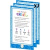 25-Pack Hanukkah Blue and White Plastic Pastel Colored Dreidel, for