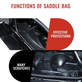 LUXEMOTO Side Saddle Bag Liner for Goldwing GL1800, TPE Recyclable Side Saddlebag Protection Pad Side Luggage Mat Box Pad for Honda Goldwing GL1800 2018-2024 Accessories,2PCS