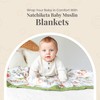 100% Organic Cotton Muslin Supersoft Baby Blanket, Luxurious Gender Neutral