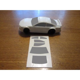 Unbranded AFX Mega G Impala-Fusion GRAY WINDOWS 1/64 scale Aurora Tyco Lifelike Autoworld