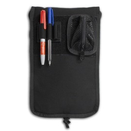 Tactical Notebook Covers Wildlife Officer Citation Log Book Cover | Durable Organizer for Field Use, Customizable for Wildlife Officers | Tough Nylon (Black)