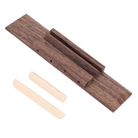 Ukulele Bridge Set Rosewood Bridge Plastic Nut & Saddle DIY Ukulele Replacement Part