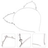 Rosenice Cat Ear Headband with Rhinestones For Masquerade Party, Christmas