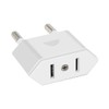 JORINDO (White-2pcs) EU to US,European Travel Convert Plug，CN/US 2 Holes