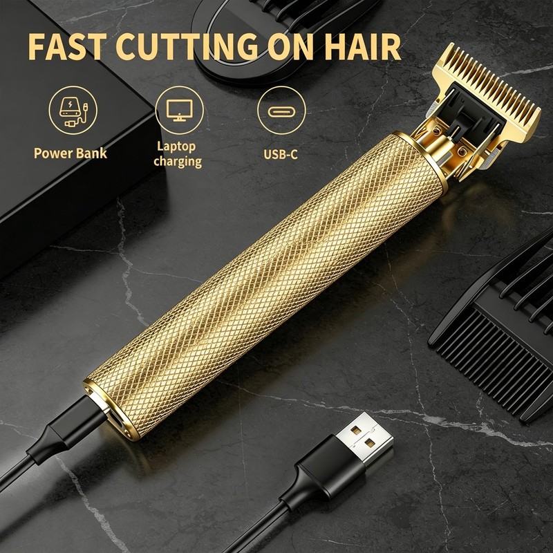 KDYNIX Professional Hair Trimmer for Men, Electric Beard Trimmer, Cordless
