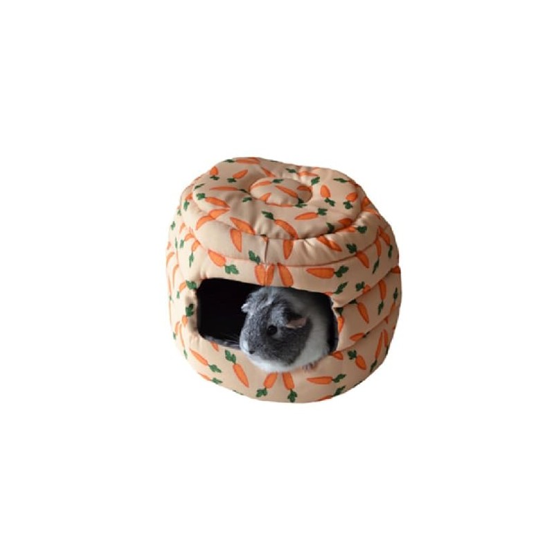Rosewood 2-in-1 Carrot Beehive Bed For Small Animals