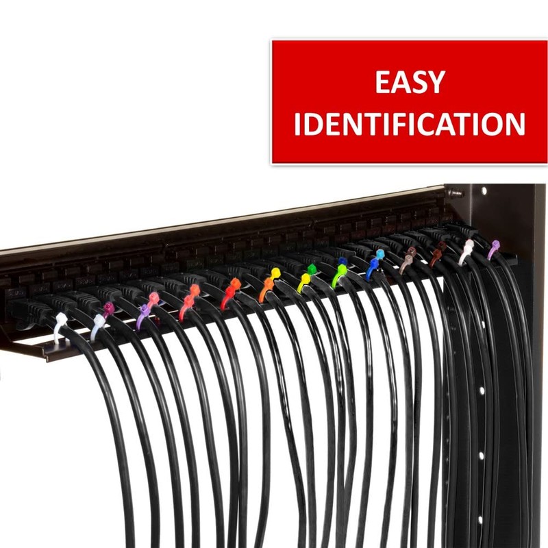 Kable Kontrol Cable Zip Ties 100 Pcs 4 Inch Black,