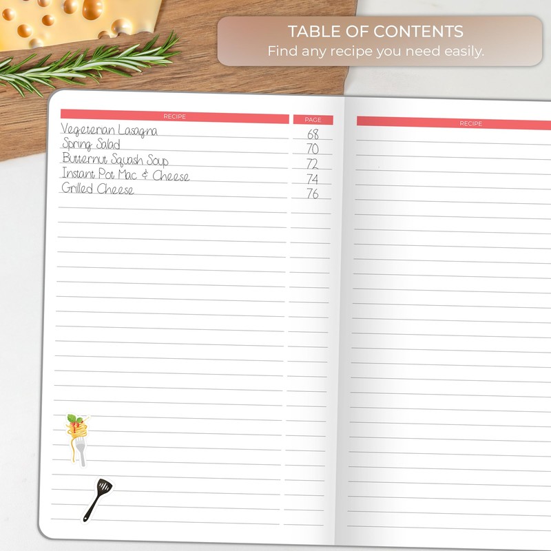 Clever Fox Recipe Book - Make Your Own Family Cookbook