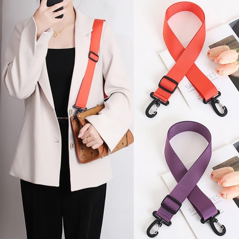 Blausky Bag Strap for Men and Women, Plain Bag Strap,