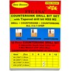 FTG USA Countersink Drill Bit Set 6 Pc #8 (11/64"),