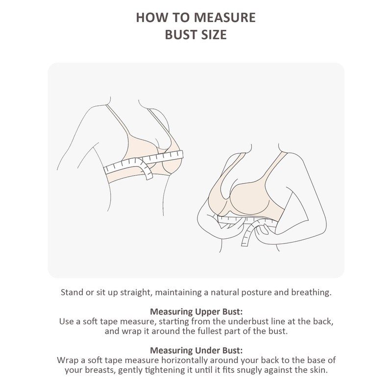 FeelinGirl para Mujeres Post-Surgical Minimizer Bra Breast Augmentation Easy-Care Wireless