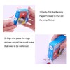 Hole Punch Reinforcement Stickers, Protection, Repair, Labels for Small Quantities,