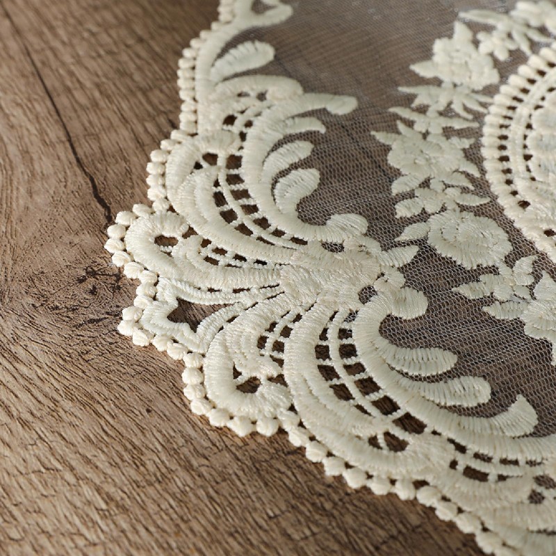Embroidered Placemats Set of 4, Retro Handmand Place Mats Vintage