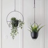 ABETREE Hanging Planter for Indoor Outdoor Plants Metal Mid Century