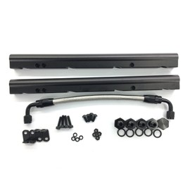 Billet Fuel Rail Kit For OE LS1 LS6 Stock Intake Manifold 6AN + Hardware