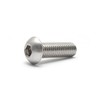 DIN 7380 round-head screw with hexagon socket, stainless steel A2, M6X25
