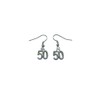 50th Birthday Earrings