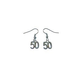 50th Birthday Earrings