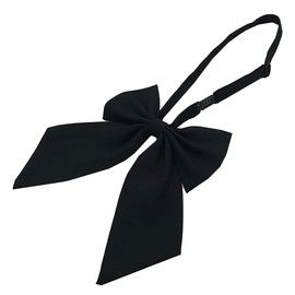 White Fang NC012 Uniform Ribbon, Navy, Middle School, High School Students, Bowtie, School Ribbon Tie, Women’s