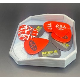 Gunner Rocket Square Strat Motif Guitar Pick Holder/Tray - Request Your Color