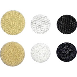VELCRO Brand Dots with Adhesive Black | 75 Pk | 5/8" Small Circles | For Home, Office or Classroom Projects | Round Sticky Back Design