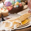 Set of 6 Easter Napkin Rings Rabbit Napkin Rings Bunny