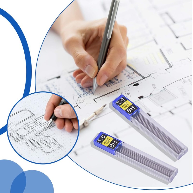 XPEX 0.7mm Pencil Lead for Smooth and Clear Writing -
