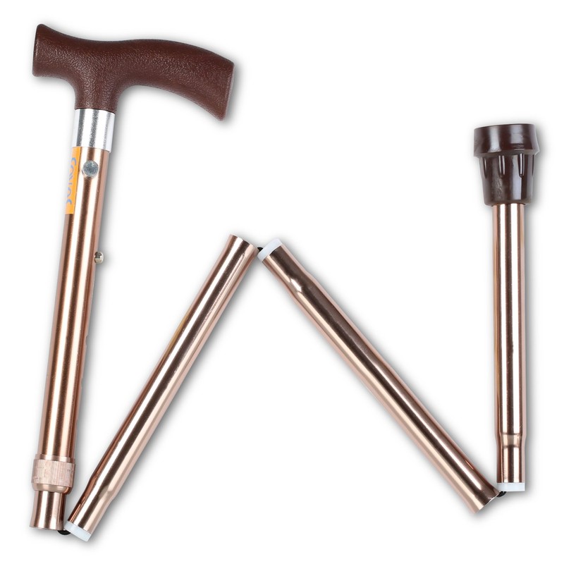 Soles Foldable Cane Walking Stick Bronze (SLS802BR)