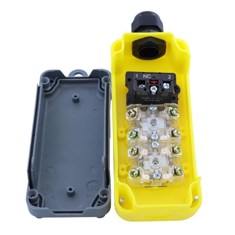 aikoolwer COB281T Waterproof Industrial Push Button Control Switch Emergency Stop