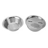 3 In 1 Colander Strainer Set Stainless Steel Rice Washing