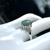 Lilac Jade Untreated Jadeite Ring High-Quality Natural Gemstone Certified