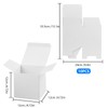 10 Pcs Small Gift Boxes with Lids,Mini White Boxes, Cardboard