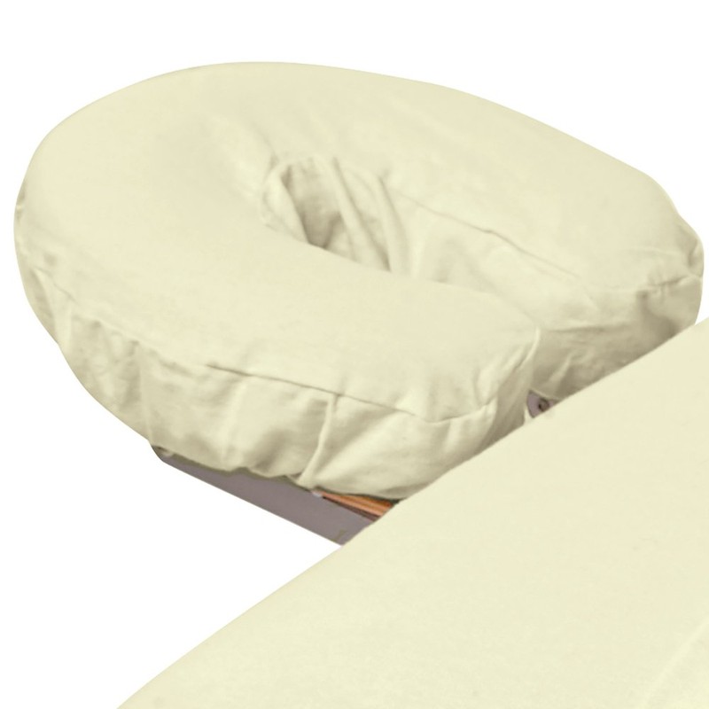 ForPro Professional Collection Premium Flannel Face Rest Cover, Natural, 100%
