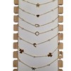 Gold Stainless Steel Anklet- Adjustable Size:_4