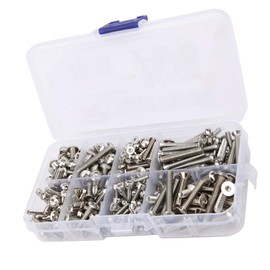 RC Car Screws Box Set, Stainless Steel Screw Fittings Fit for Traxxas Maxx 1/10 Remote Control Car Car Model Accessory Maxx Maxx Traxxas Bolt