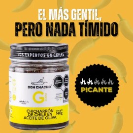 Chicharrón De Chile Güero Don Chacho 3 Pack De 140 Gr C/u