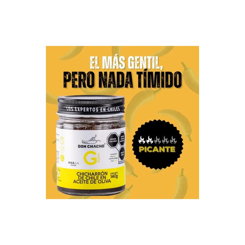 Chicharrón De Chile Güero Don Chacho 3 Pack De 140